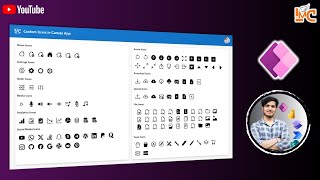 Learn to make Custom Icons in Canvas App PowerApps 🎨🖌️