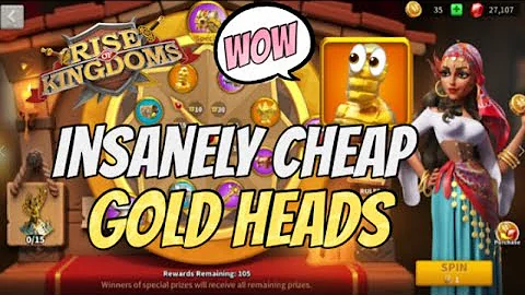 Esmeralda's Prayer EXTREMELY Cheap Gold Heads! | Rise of Kingdoms