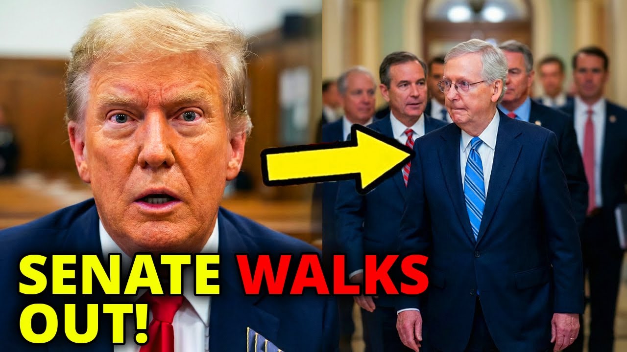 MAJOR BLOW: Trump’s Worst Nightmare Comes True as Senate Walkout SHOCKS the Nation!