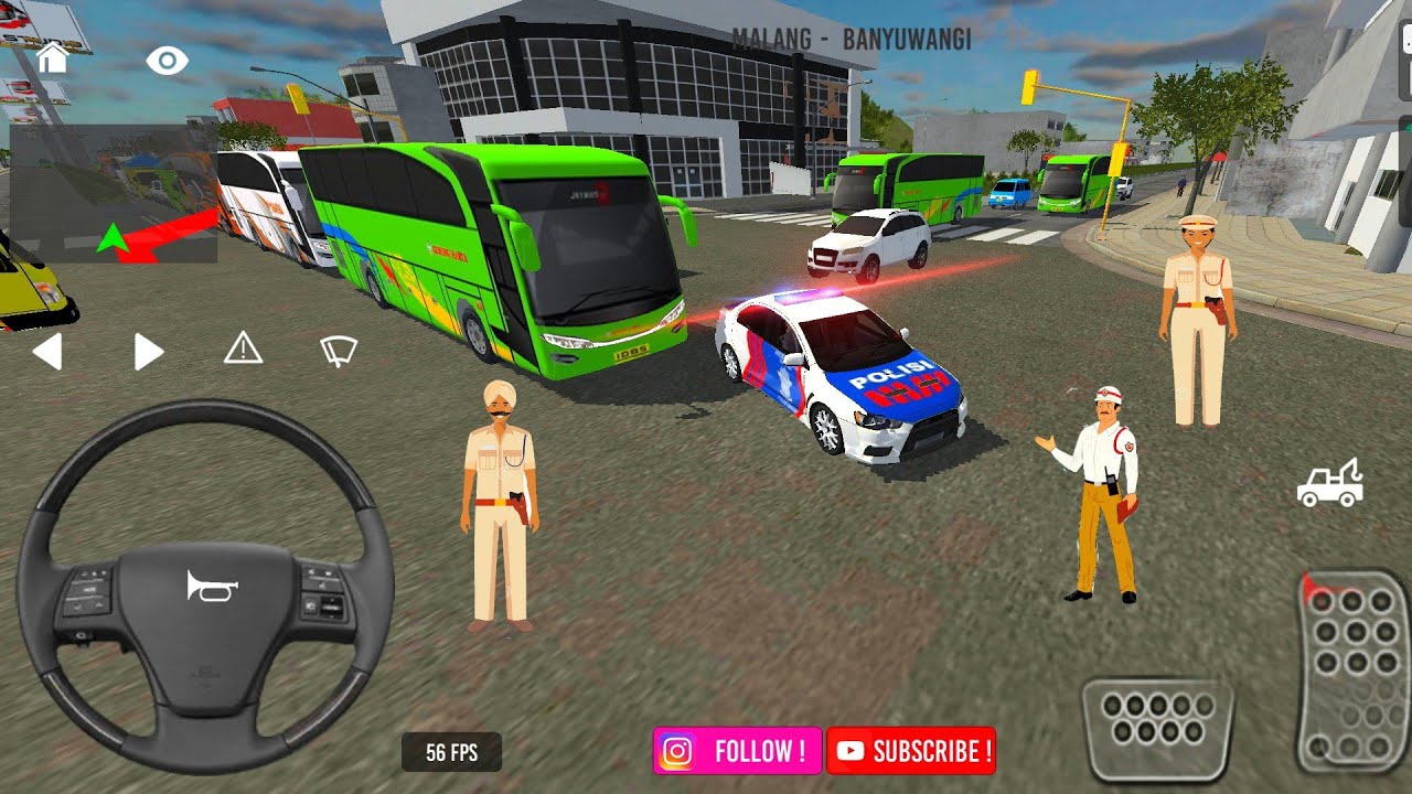 Indonesian Police Car Simulator - Android Games - Car Games # 12 - IDBS polisi 2021