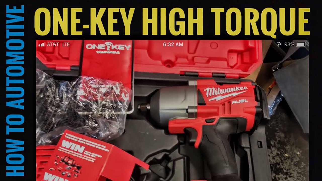 Milwaukee Tools Releases New 1/2 Impact Wrench With One-key Technology.