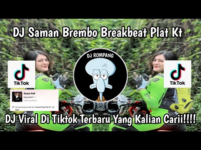 DJ SAMAN BREMBO BREAKBEAT PLAT KT VIRAL DI TIKTOK TERBARU 2024 YANG KALIAN CARII!! class=