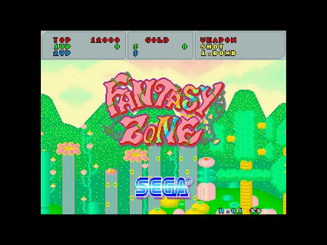 ファンタジーゾーン インスト FANTASY ZONE ファンタジーゾーン 日本版 011 Boss (arcade game music