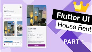 Flutter UI House Rent App Tutorial | App from Scratch Part 1