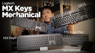 Logitech MX Keys Mechanical - Low Profile Productivity Keyboard - Compared with G915 and MX Keys screenshot 5