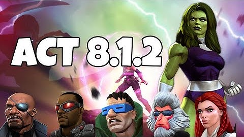 MCOC: Book 2-Act 8.1.2|Easy Path for Completion 🔥🔥|She Hulk Boss| #mcoc #mcocgameplay #marvel #act8