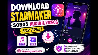How to Save Starmaker Recordings on Any Device #starmaker #downloader #karaokeapp screenshot 5
