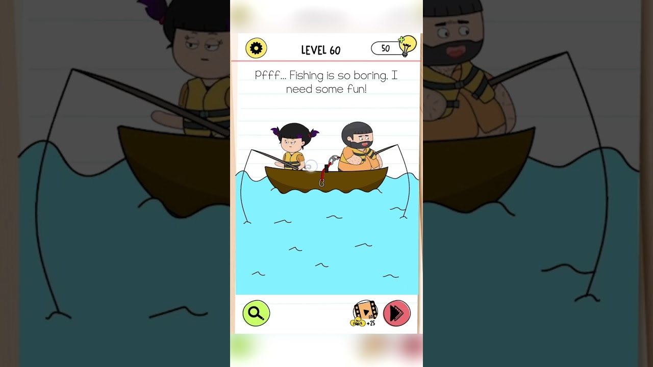 Brain Test 4 Level 60 Best Solution | Brain Test Solution Walkthrough