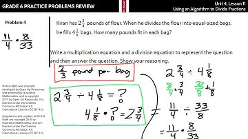 Grade 6, Unit 4, Lesson 11 Practice Problems