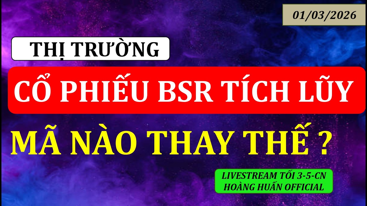 🔴ĐẦU TƯ CHỨNG KHOÁN | Chứng khoán hôm nay: Cổ phiếu BSR tích lũy lại, mã nào sẽ thay thế ?