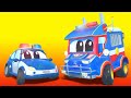 The POLICE CAR becomes Mayor of Car City!  | Super Truck | Car City World App