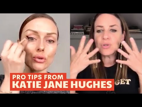 Celebrity makeup artist KATIE JANE HUGHES teaches how she does a cat eye