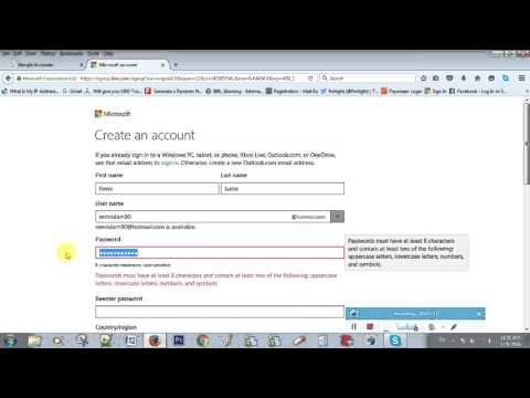 How to create Email free mail account in Gmail or Hotmail