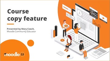 Course copy feature in Moodle 3.9