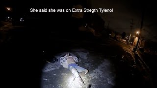 A Call about a Woman Rolling Around in the Snow
