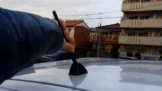 プリウスαの純正ポールアンテナをビートソニック社製「FPA2　ロングポールアンテナ」に交換！