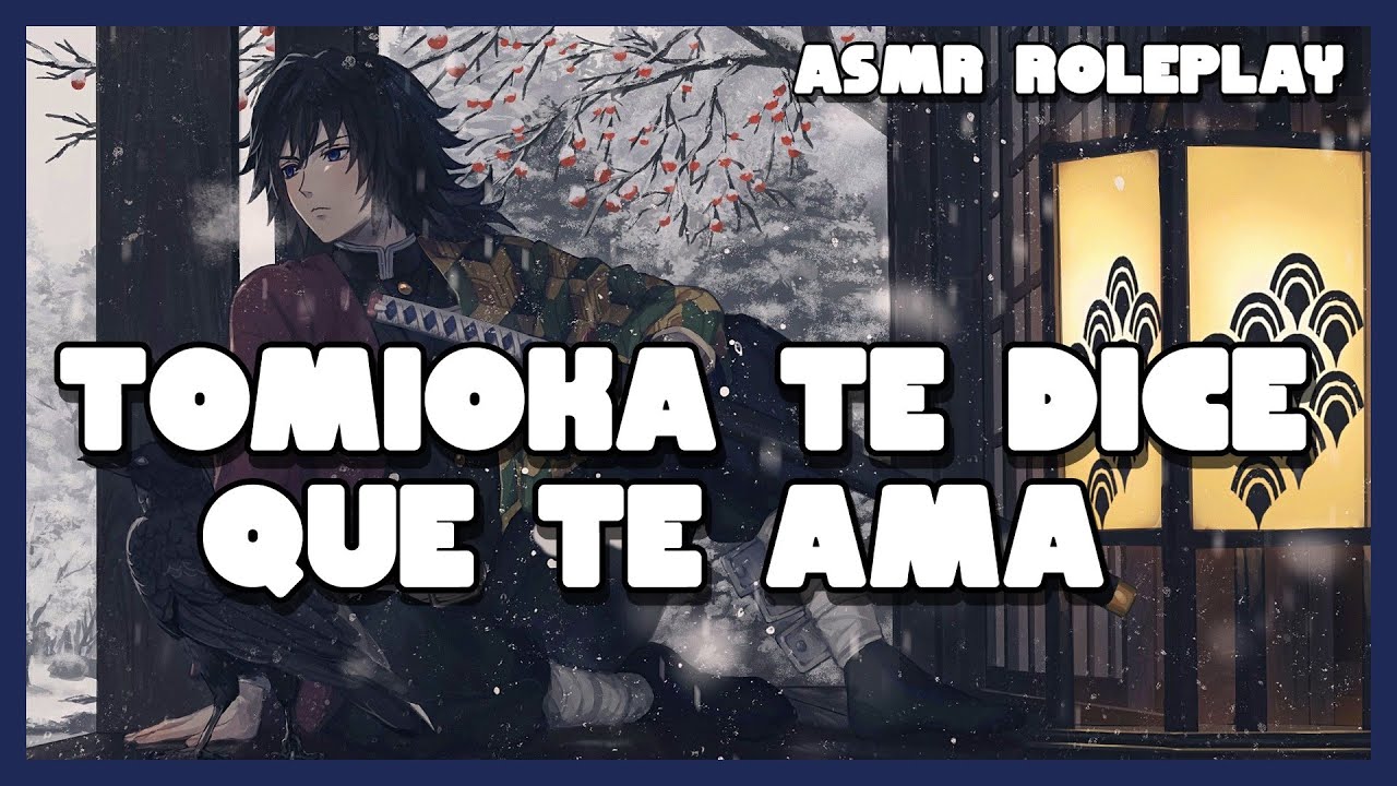 ASMR Roleplay: Tomioka Confiesa su Amor Sincero 💙/Kimetsu no Yaiba ASMR