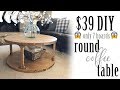 $39 DIY Round Coffee Table