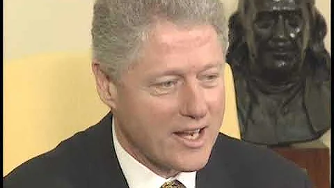 President Clinton with Prime Minister Chretien (1997)