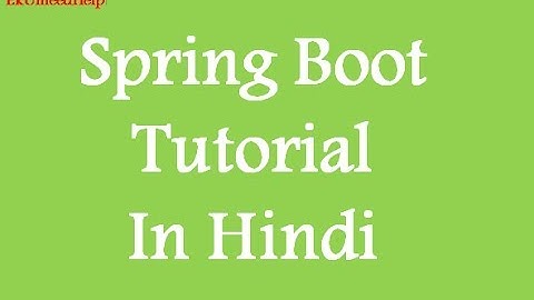 Spring Boot tutorial in Hindi   How to use request param - 8