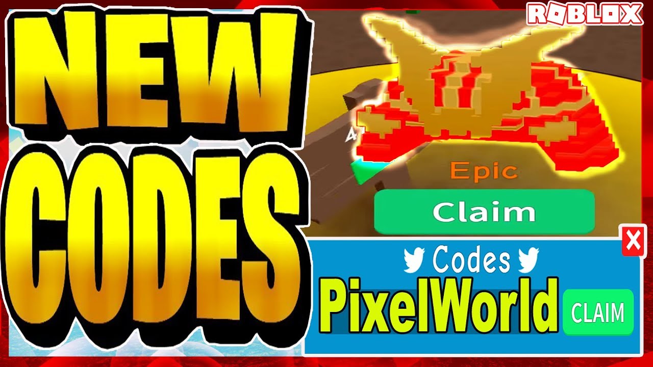 ALL NEW *EXCLUSIVE* CODES! (PIXEL WORLD) Unboxing Simulator Roblox! NEW ...