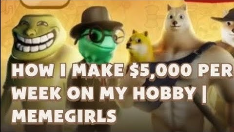 How I Make $5000 Per Week On My Hobby | MemeFi Video Code