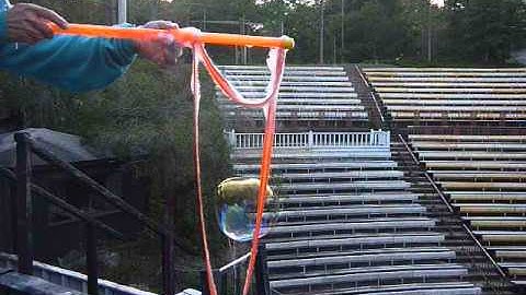 The making of big bubbles on Jekyll island