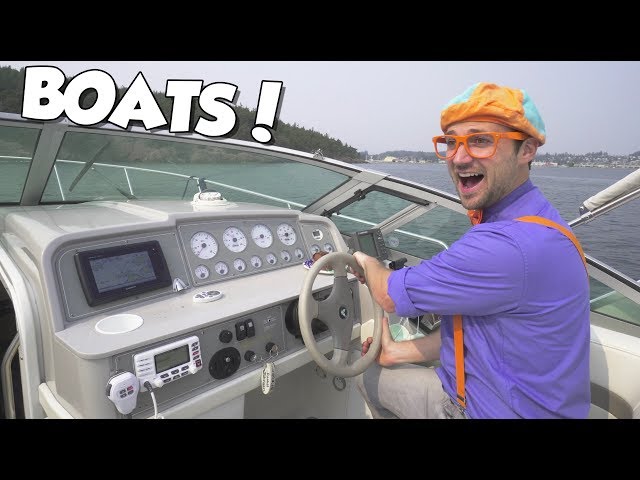Boats for Children with Blippi | Educational Videos for Toddlers class=