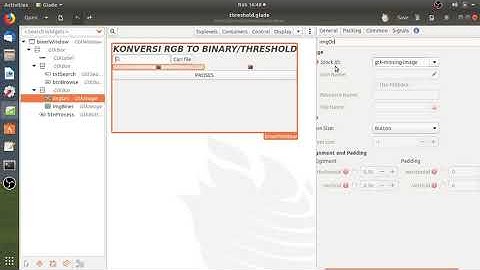 Python - Convert Image RGB to Binary in Glade