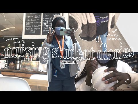realistic week in the life👩🏿⚕️ living alone, clinical shifts, pottery cafe, battling exhaustion