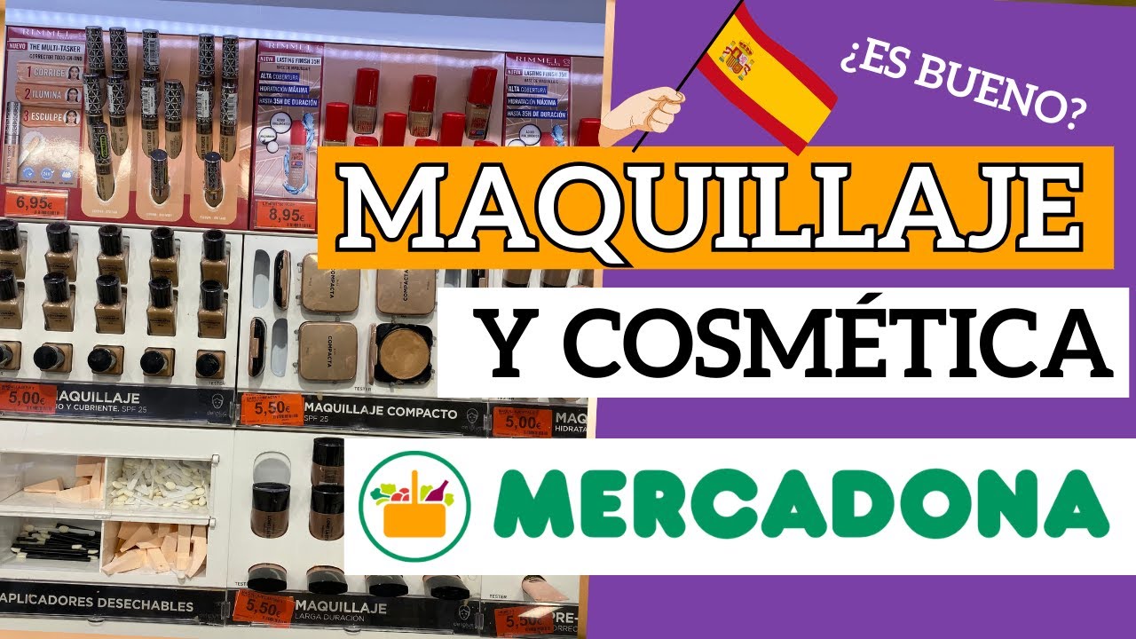 💄🇪🇸MERCADONA MAQUILLAJE y COSMÉTICA barata