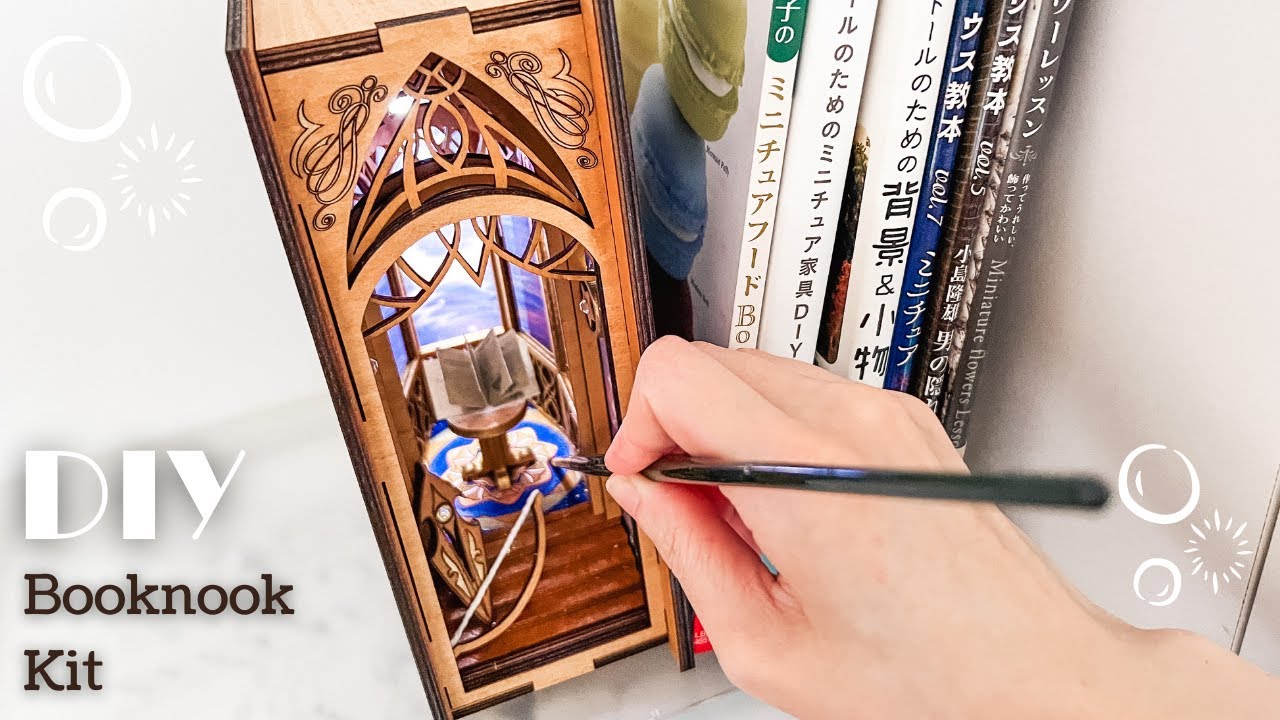 This Book Nook Kit is like a Coloring Book! 😮🎨 