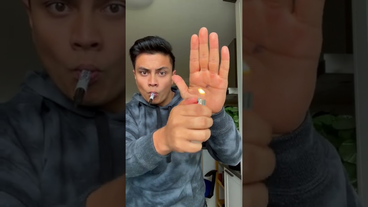 💨 Smoke From Mouth Magic Trick 