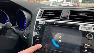 Subaru Outback 2018 radio issues