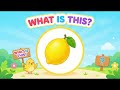 Fruit - Words Compilation - Learn English Through interact with Lesson - English educational video