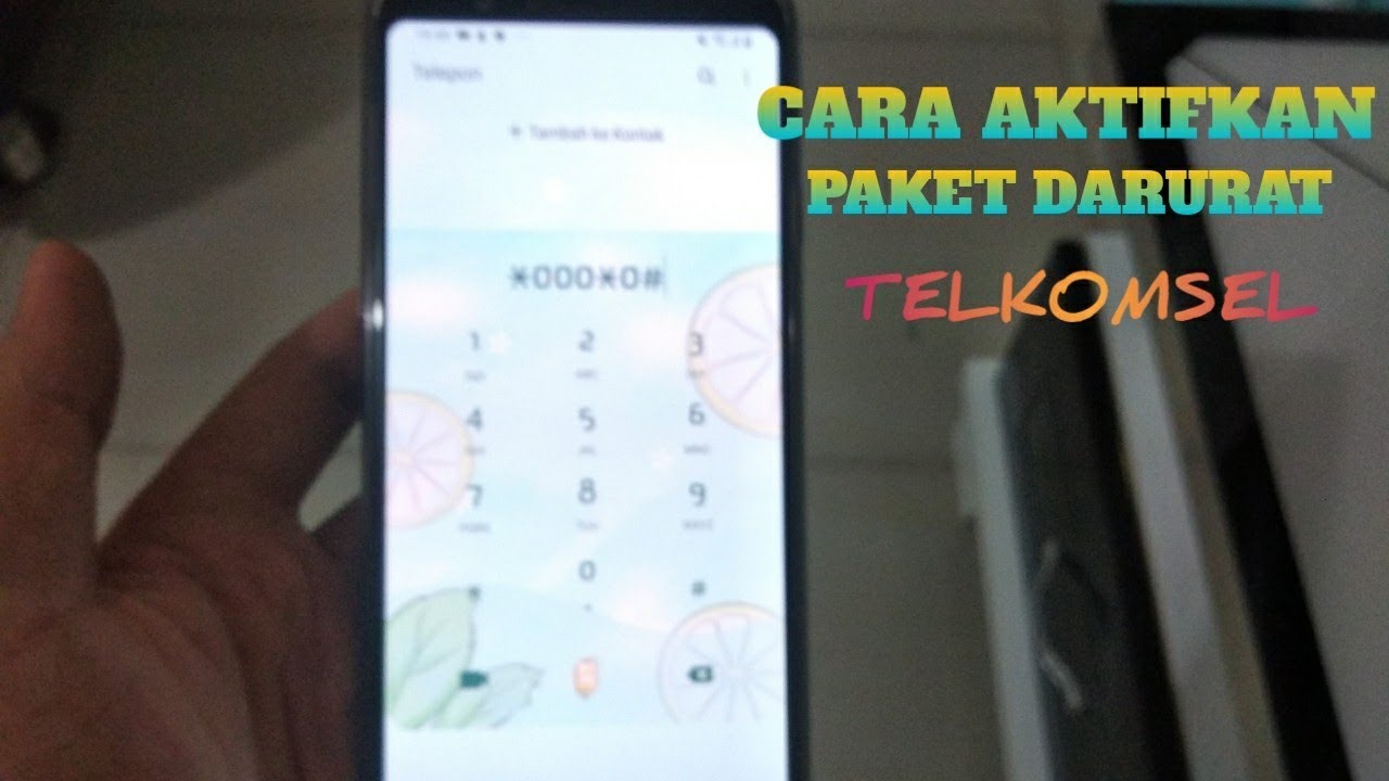 Aktifkan paket darurat telkomsel