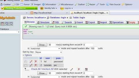[HD] PHP Tutorial : Creating Login page (MySQL) Part 1