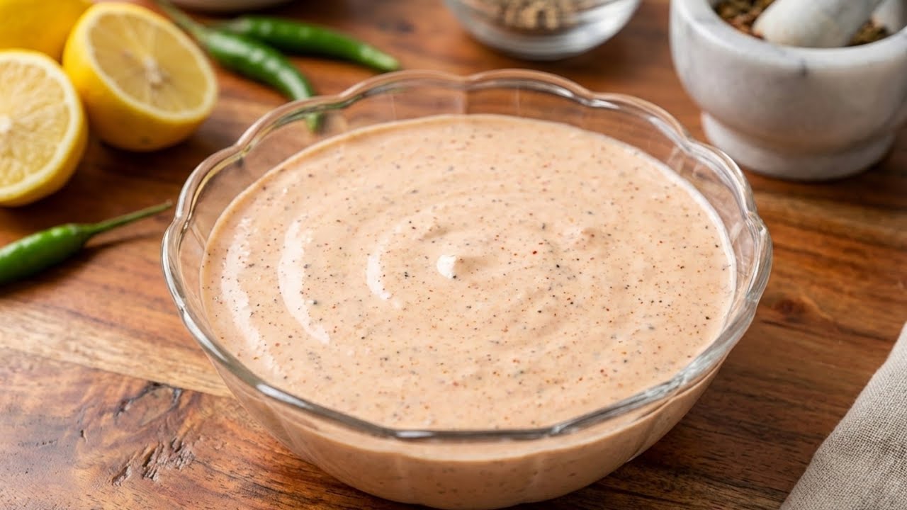 Shawarma Sauce Recipe by Hath ka Zaika 