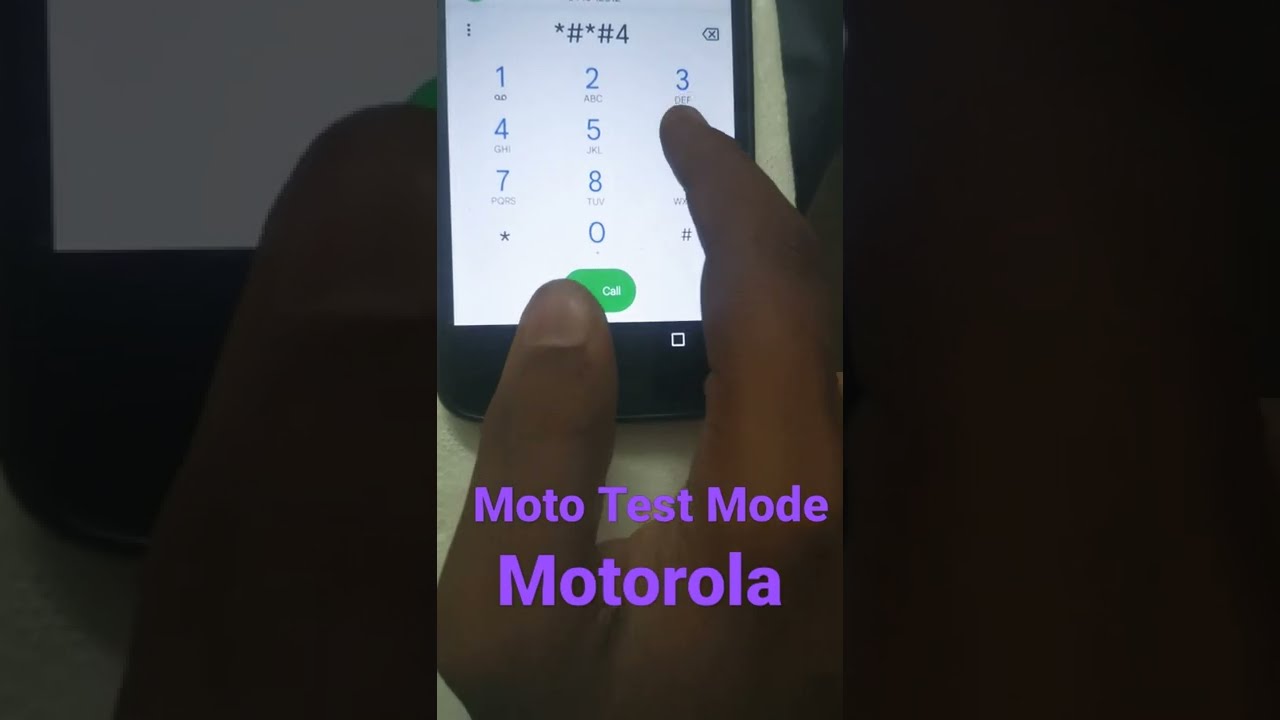  MotoTest Mode Check Code Mobile Technician Shorts