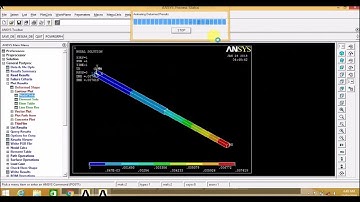 ANSYS APDL TUTORIAL 04 - STRESS ANALYSIS OF STEPPED BAR