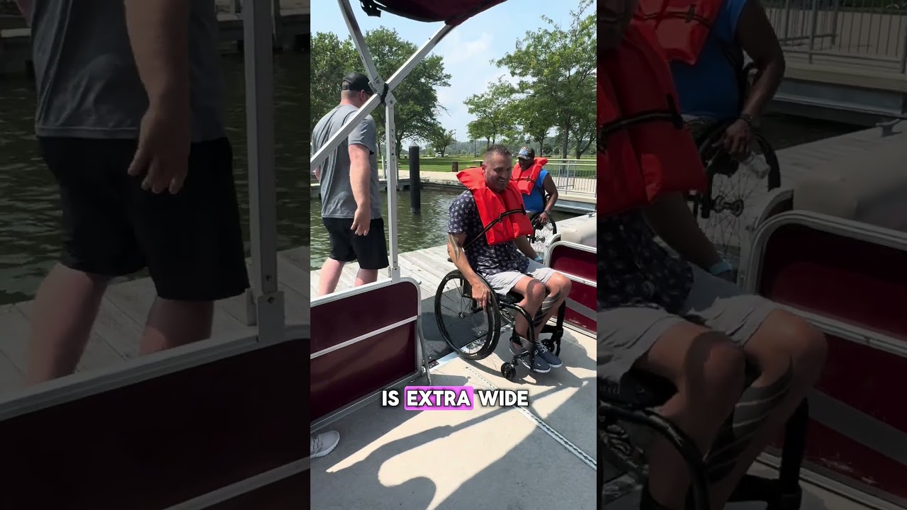 Wheelchair Accessible Pontoon Boat