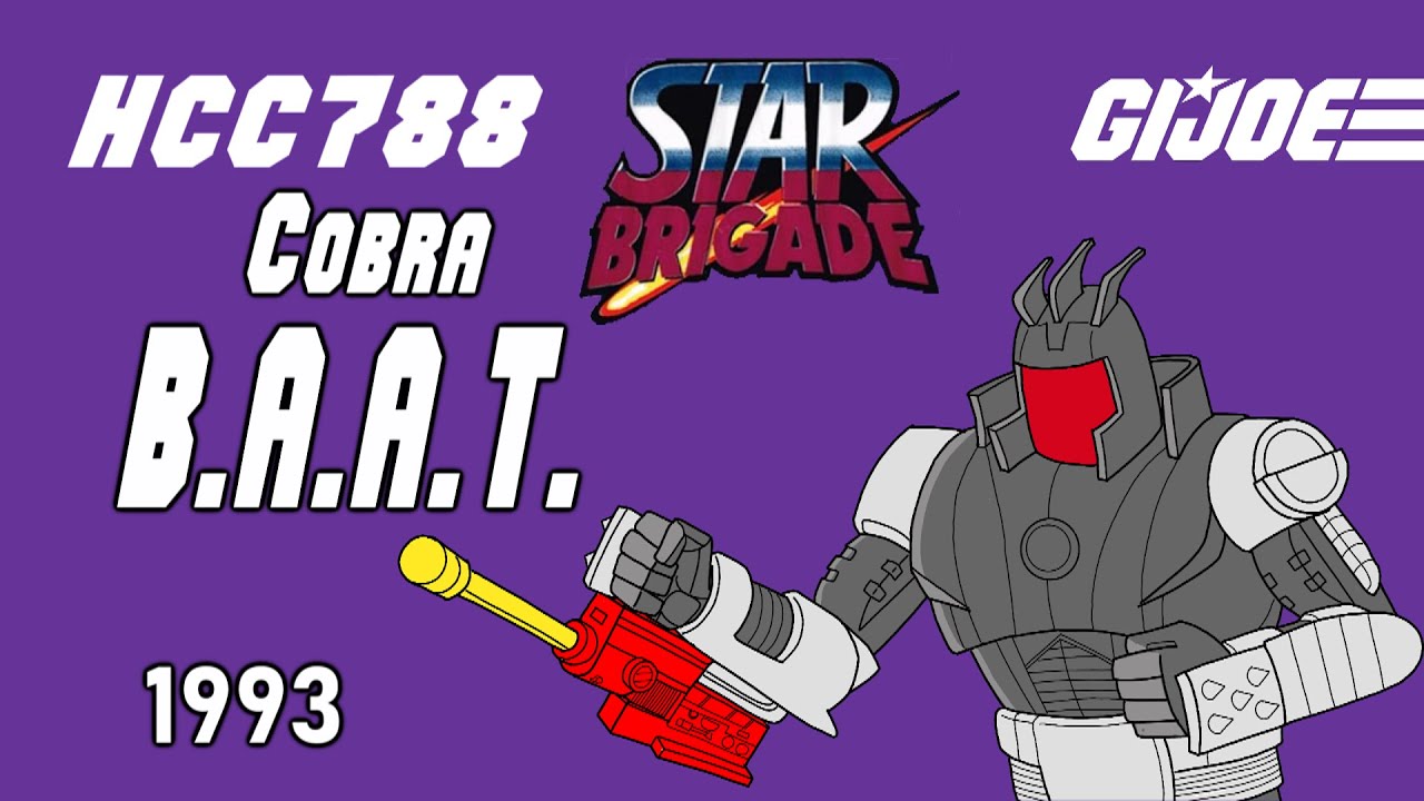 HCC788 - 1993 Cobra BA.A.T. - Star Brigade G.I. Joe action figure review to the Max!