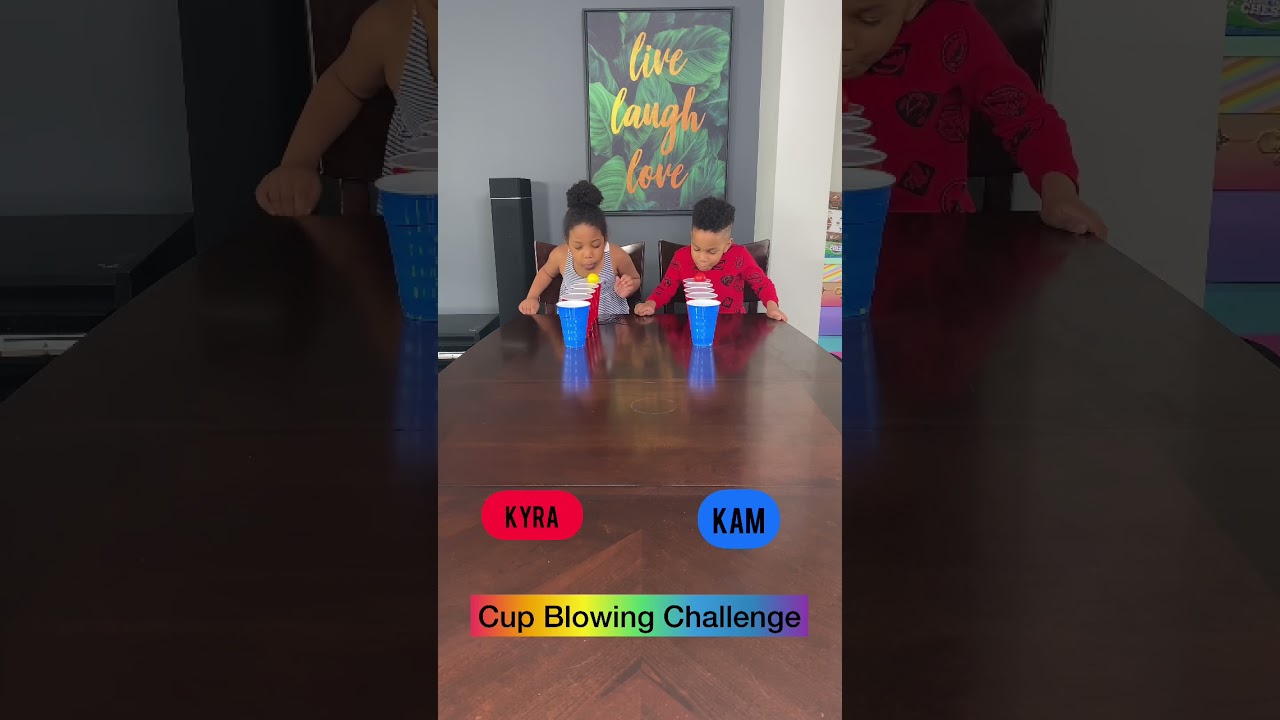 Cup Blowing Challenge Pt. 2
