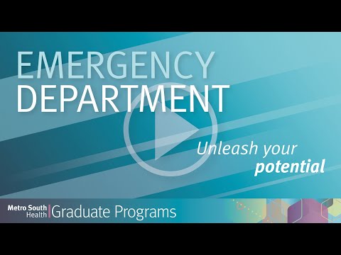 Graduate Programs: Emergency Department | Metro South Health