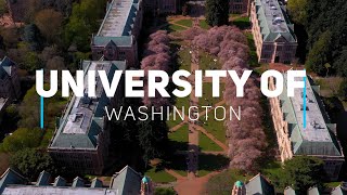 University of Washington - Cherry Blossoms | 4K drone video