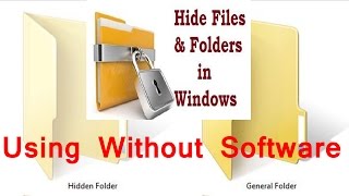 Hide my files computer using windows os without software | Tamil உங்கள் files-கை மறைக்க வேண்டுமா screenshot 5