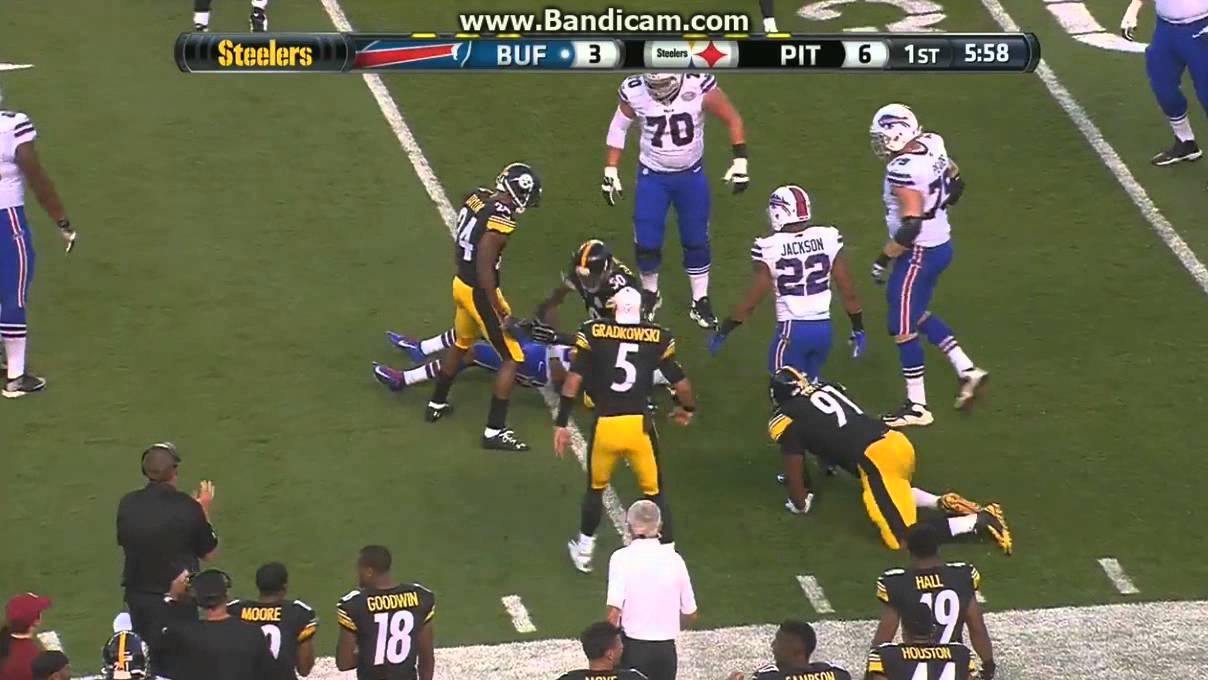 Pittsburg VS Bills (Ryan Shazier Interception)