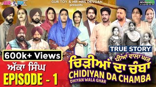 ਚਿੜੀਆਂ ਦਾ ਚੰਬਾ Chidiya Da Chamba | EPI- 1 | Mr Mrs Devgan | Mindo | Rojy | #webseries    @gurtoy