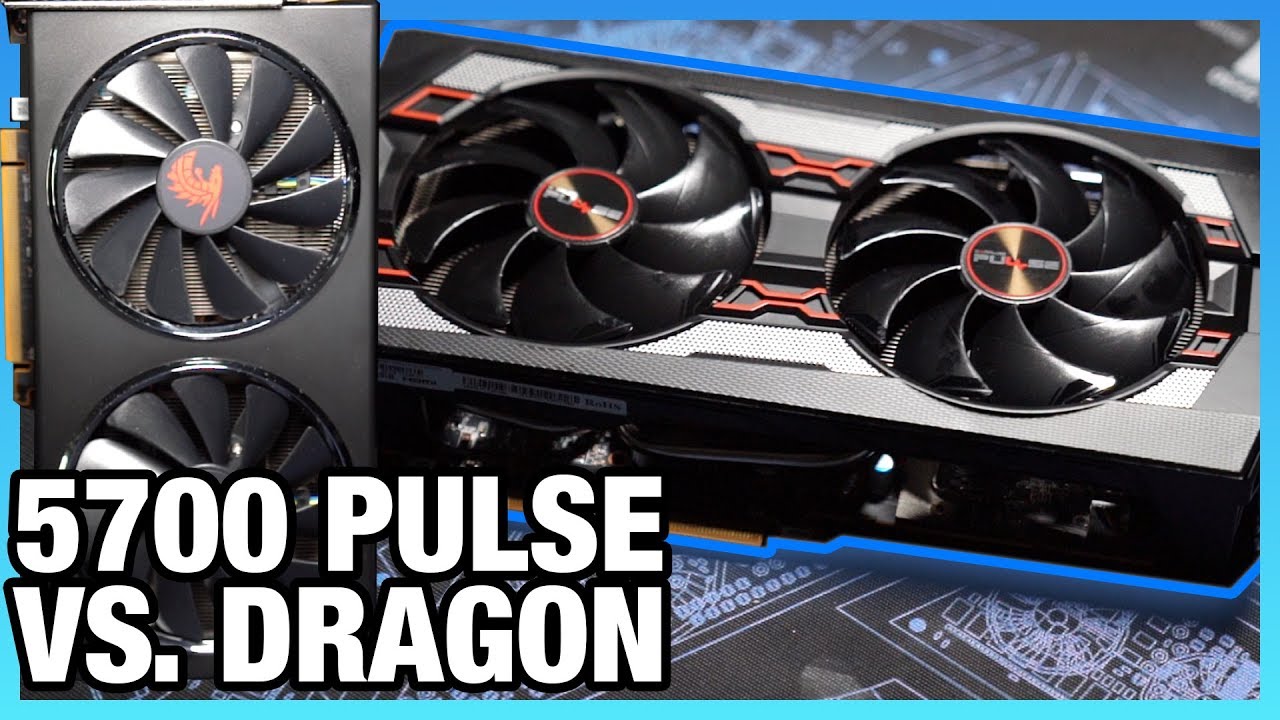 Sapphire Pulse vs. Red Dragon RX Review: Non-XT Thermals & Noise - YouTube