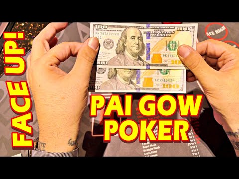 I PLAY FACE UP PAI GOW POKER